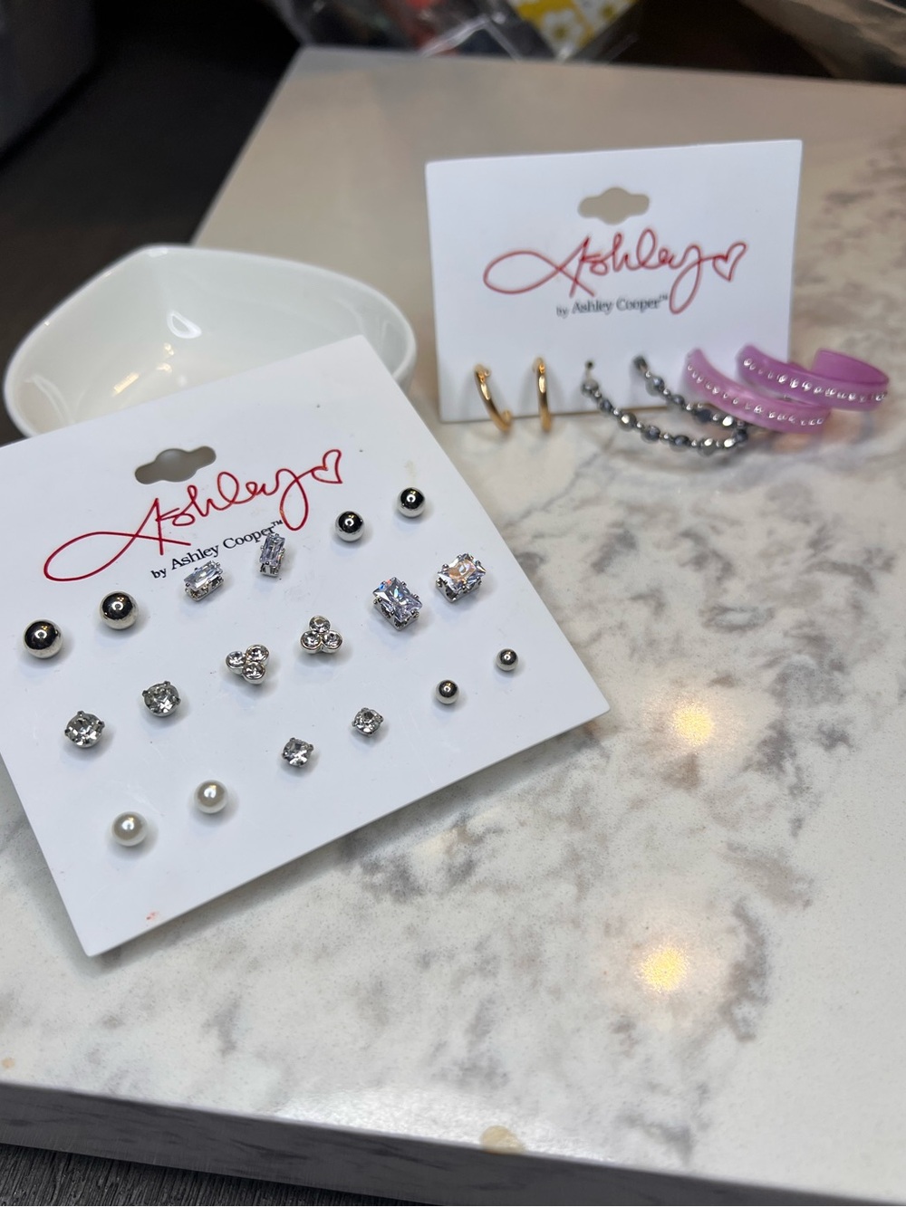 Ashley Cooper Jewelry Lot – Mixed Earrings & Hoop Sets – NWT